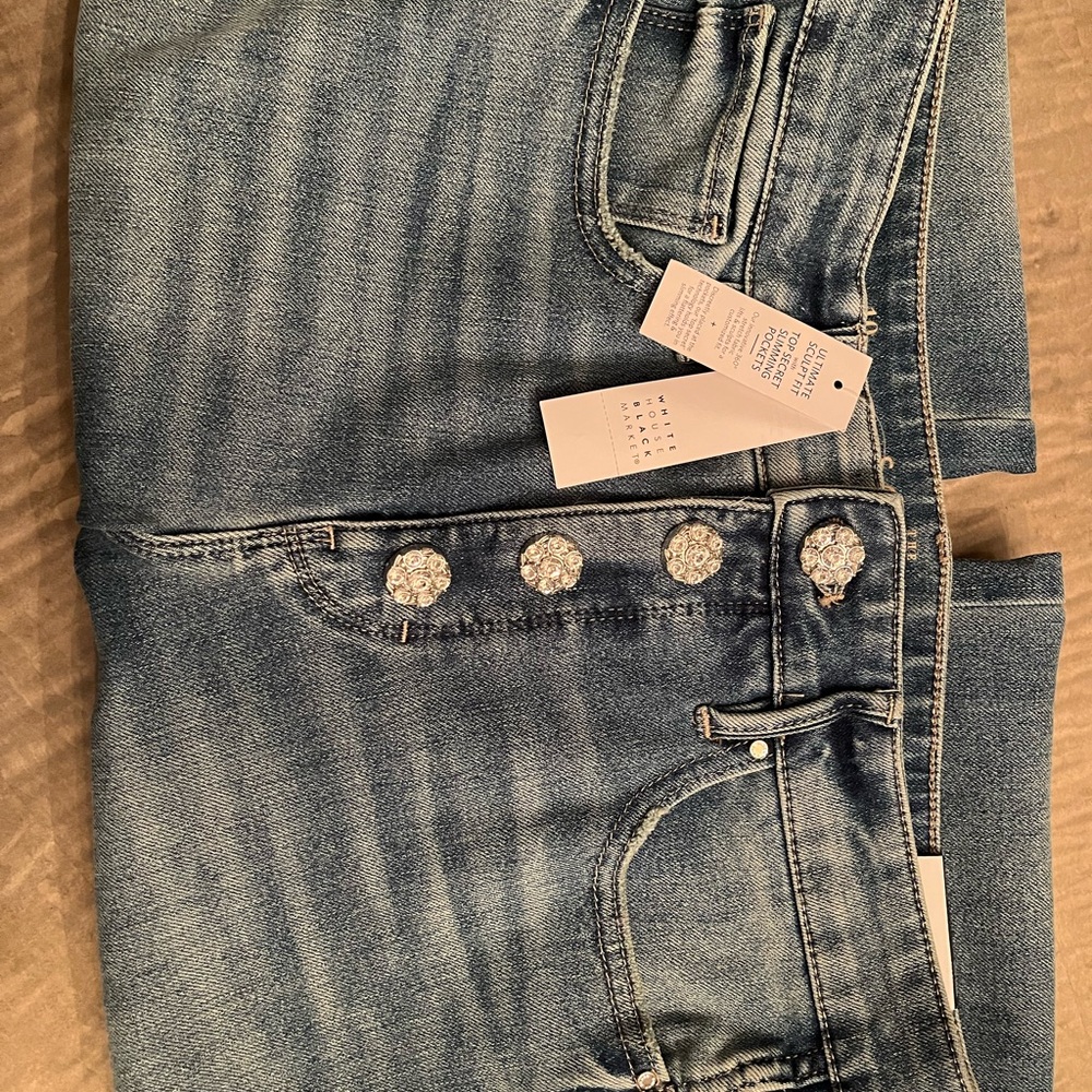 White House Black Market Rhinestone Jeans - NWT